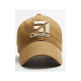 Cessna 3D Logo Cap - tan