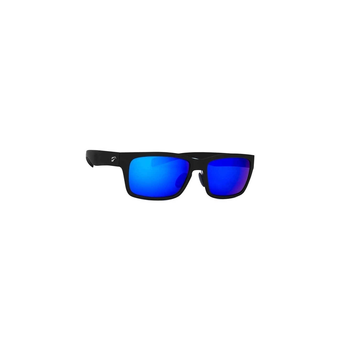 Flying Eyes Sunglasses Kingfisher - Matte Black Frame, Mirrored Sapphire Lenses