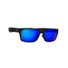 Flying Eyes Sunglasses Kingfisher - Matte Black Frame, Mirrored Sapphire Lenses