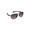 Flying Eyes Sunglasses Kestrel Aviator - Silver Frame with Black Temples, Grey Lenses (Gradient)