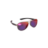 Flying Eyes Sunglasses Kestrel Aviator - Silver Frame with Black Temples, Sunset Lenses (Mirrored)