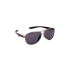 Flying Eyes Sunglasses Kestrel Aviator - Silver Frame with Black Temples, Grey Lenses