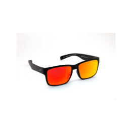 Flying Eyes Sunglasses Kingfisher Narrow (Osprey) - Matte Black Frame, Mirrored Rose Lenses
