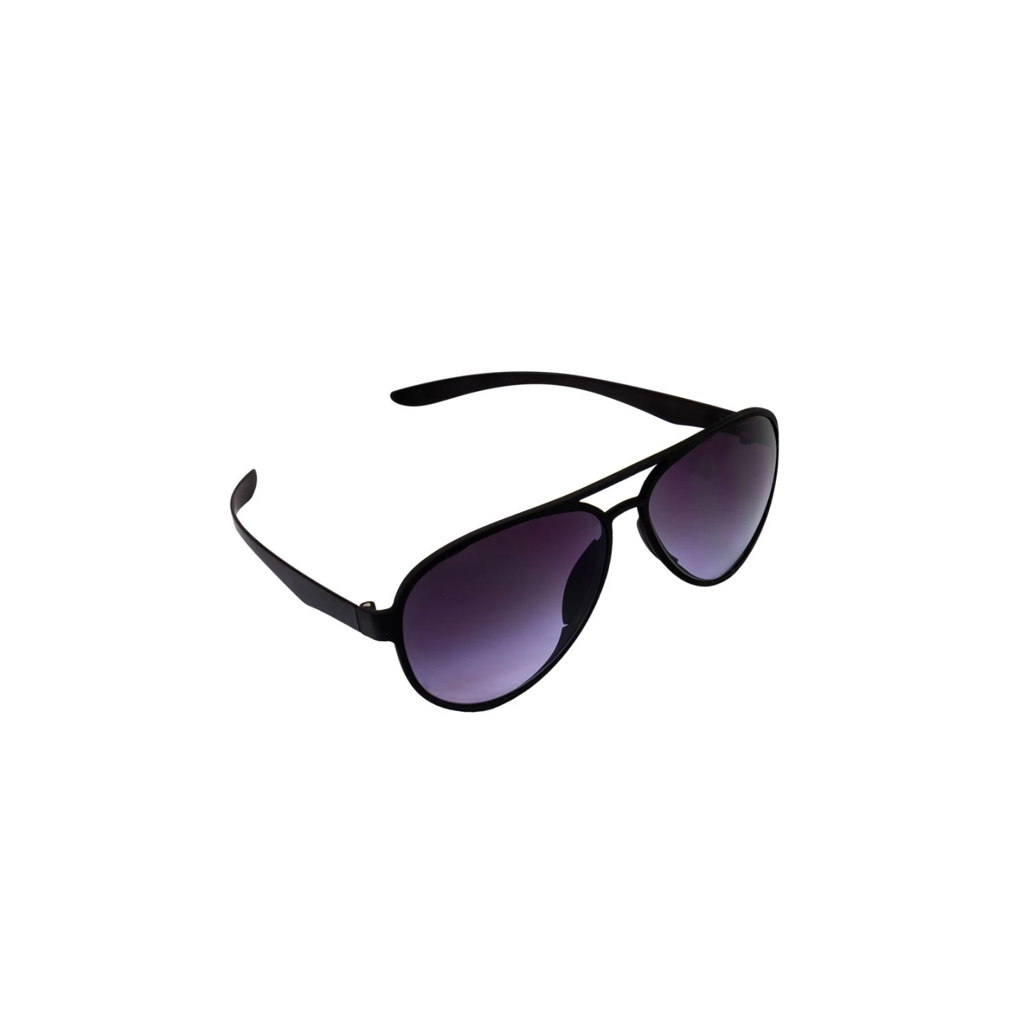 Flying Eyes Sunglasses Cooper Aviator Standard - Matte Black Frame, Gradient Gray Lenses