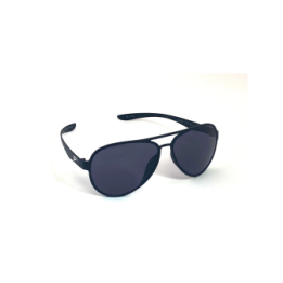 Flying Eyes Sunglasses Cooper Aviator Standard - Matte Black Frame, Solid Gray Lenses
