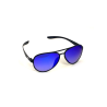 Flying Eyes Sunglasses Cooper Aviator Standard - Matte Black Frame, Gradient Mirrored Sapphire Lenses