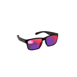 Flying Eyes Sunglasses Kingfisher - Matte Black Frame, Sunset Lenses (Mirrored)