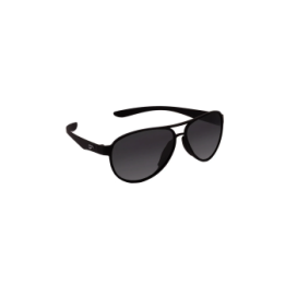 Flying Eyes Sunglasses Cooper Narrow (Kestrel) - Matte Black Frame, Dark Solid Gray Lenses
