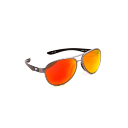 Flying Eyes Sunglasses Cooper Narrow (Kestrel) - Silver Front Frame, Mirrored Rose Lenses