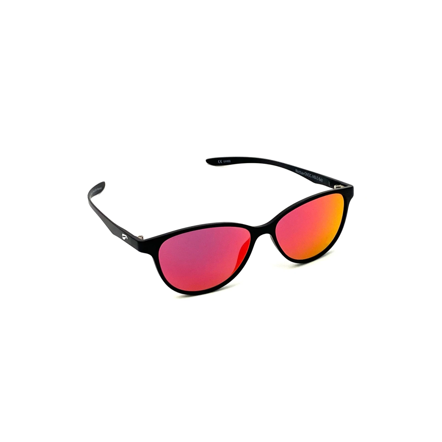 Flying Eyes Sunglasses Noctua - Matte Black Frame, Sunset Lenses (Mirrored)
