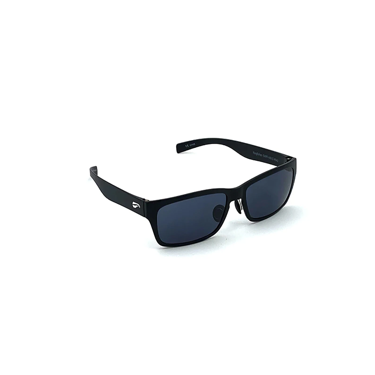 Flying Eyes Sunglasses Kingfisher Standard - Matte Black Frame, Dark Solid Gray Lenses