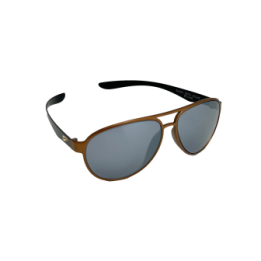 Flying Eyes Sunglasses Cooper Narrow (Kestrel) - Golden Front Frame, Mirrored Onyx Lenses