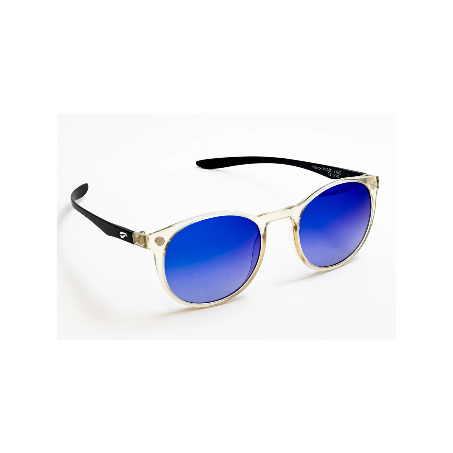 Flying Eyes Sunglasses Ninox - Black Tie Frame, Gradient Mirrored Sapphire Lenses