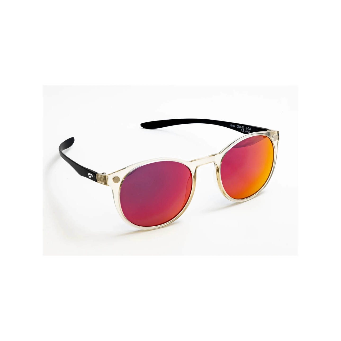 Flying Eyes Sunglasses Ninox - Black Tie Frame, Mirrored Sunset Lenses