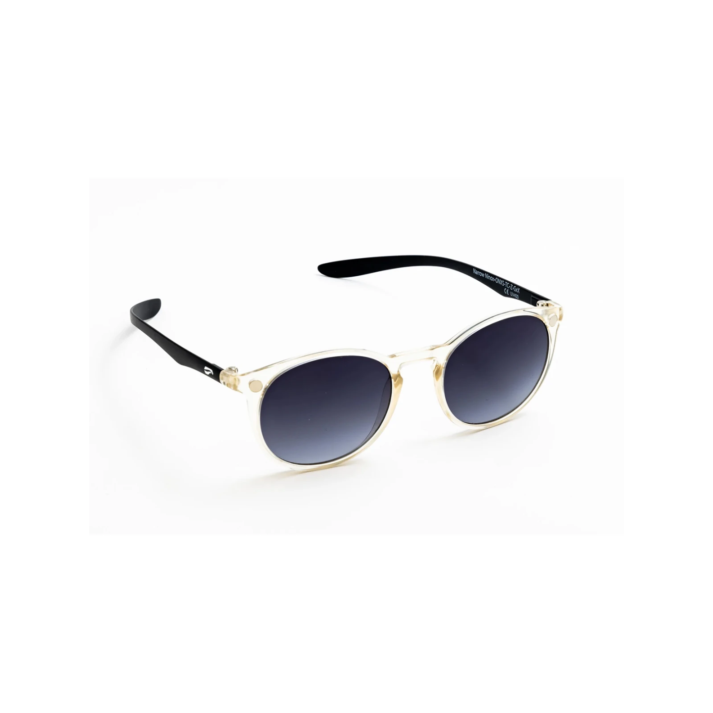 Flying Eyes Sunglasses Narrow Ninox - Black Tie Frame, Gradient Gray Lenses