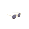 Flying Eyes Sunglasses Ninox - Clear Frame, Solid Gray Lenses