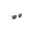 Flying Eyes Sunglasses Ninox - Clear Frame, Dark Solid Gray Lenses