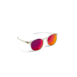 Flying Eyes Sunglasses Ninox - Clear Frame, Mirrored Sunset Lenses