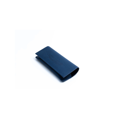 Flying Eyes Soft Etui für Sonnenbrillen mit Clip-Ons - blau, Magnetverschluss
