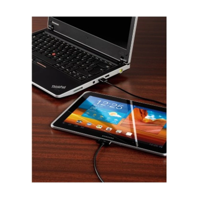 Hama USB Lade-/Sync-Kabel für Samsung Galaxy Tab & Note (Samsung 30-Pin) - schwarz, 1,2 m