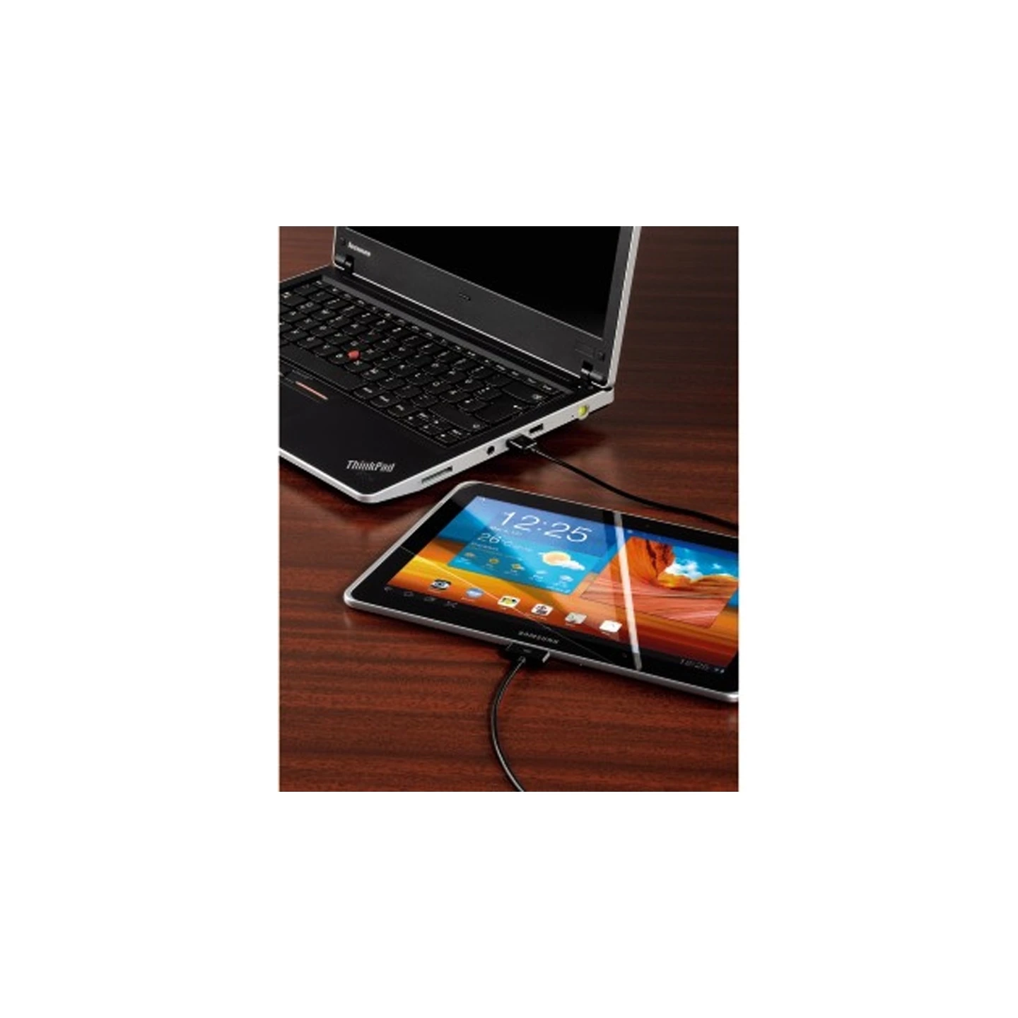 Hama USB Lade-/Sync-Kabel für Samsung Galaxy Tab & Note (Samsung 30-Pin) - schwarz, 1,2 m