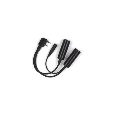 Headset-Adapter (PA82) für ICOM Handfunkgeräte - mit PJ-Buchsen und 3,5 mm Klinkenbuchse