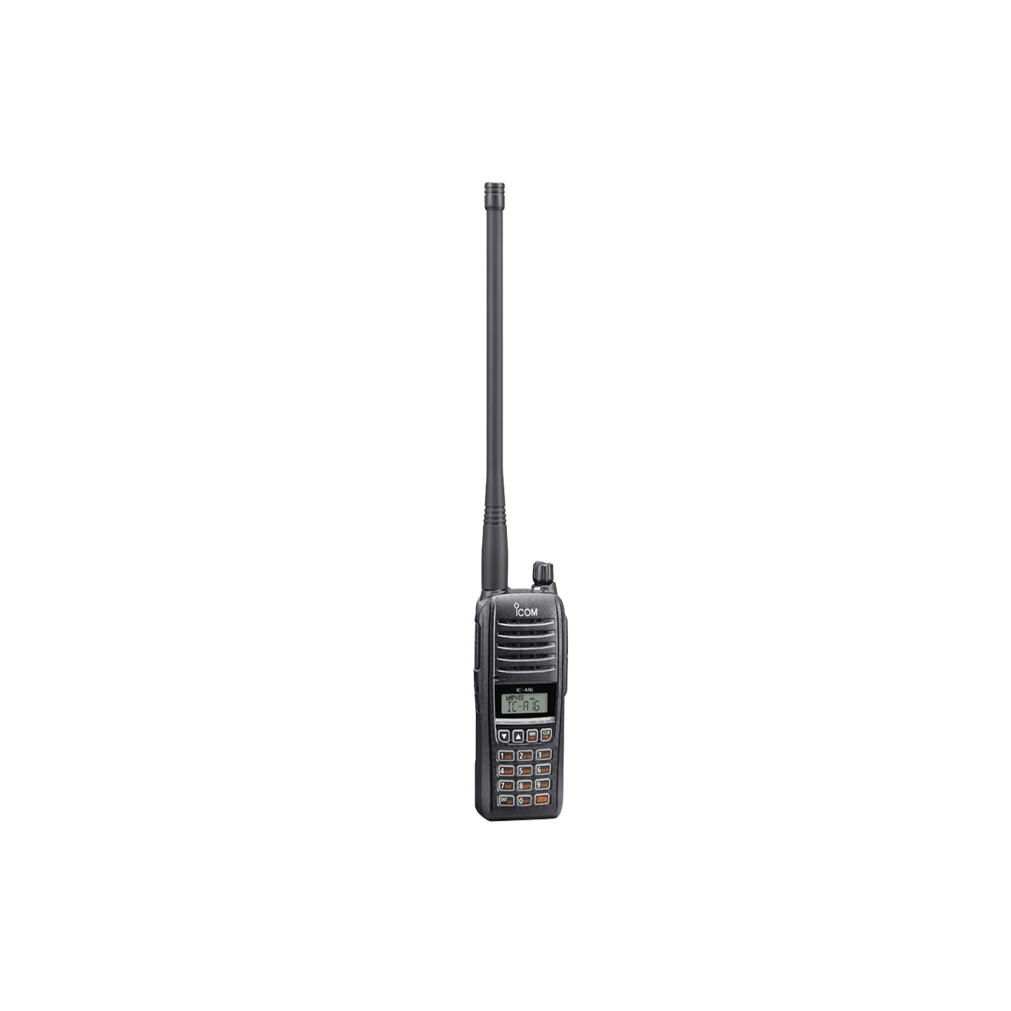 ICOM Aircraft Radio Handheld Radio IC-A16E (32) - 8.33 & 25 kHz Pitch, COM Channels, Bluetooth