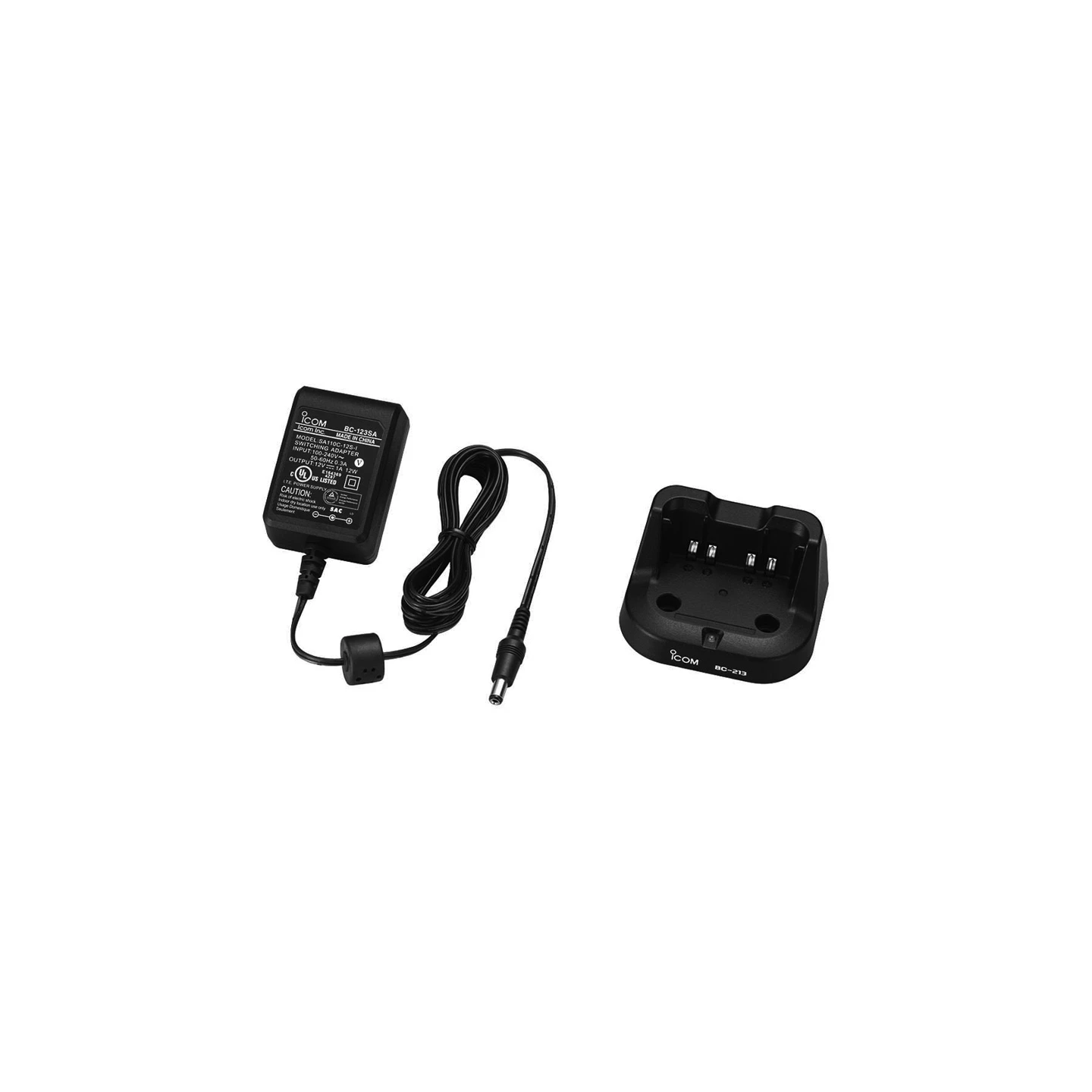 ICOM Fast Charger (BC-213) incl. Power Supply (BC-123SE) - for IC-A16 Series