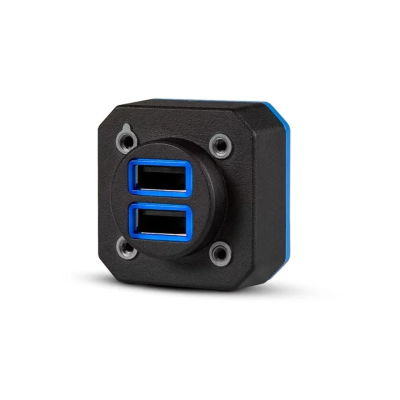 Garmin GSB 15 Doppel-USB-Port (Typ-A) - Einbauversion mit Vertikal-Anschluss, TSO-C71