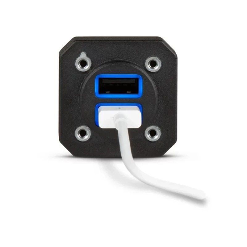 Garmin GSB 15 Doppel-USB-Port (Typ-A) - Einbauversion mit rechtwinkligem Anschluss, TSO-C71