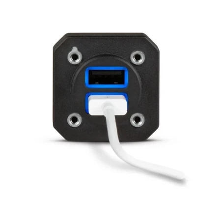 Garmin GSB 15 Doppel-USB-Port (Typ-A) - Einbauversion mit rechtwinkligem Anschluss, TSO-C71