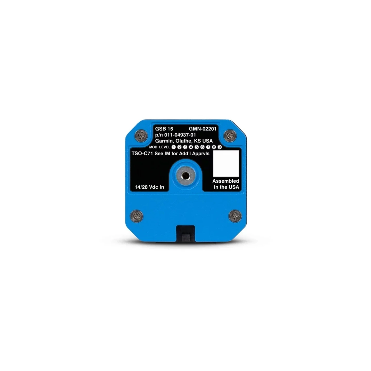 Garmin GSB 15 Doppel-USB-Port (Typ-A) - Einbauversion mit rechtwinkligem Anschluss, TSO-C71