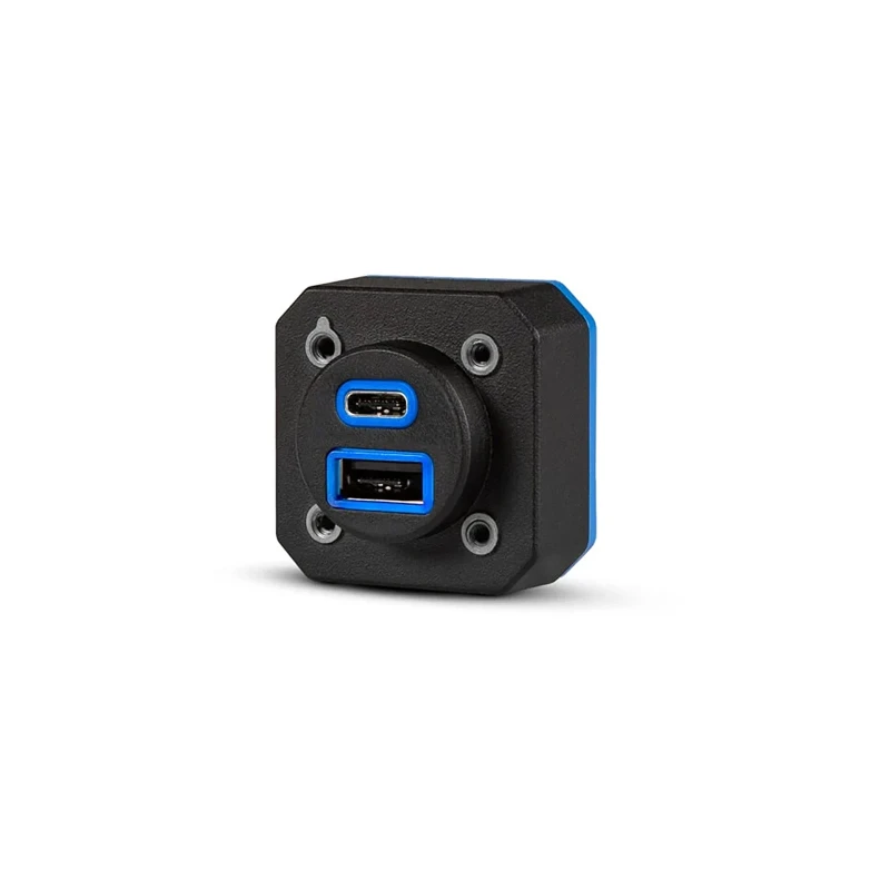 Garmin GSB 15 Doppel-USB-Port (Typ-A/Typ-C) - Einbauversion mit rückseitigem Anschluss