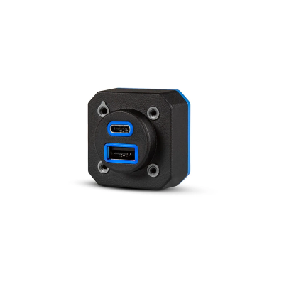 Garmin GSB 15 Doppel-USB-Port (Typ-A/Typ-C) - Einbauversion mit rechtwinkligem Anschluss