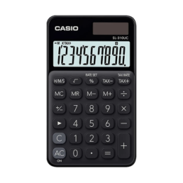 Casio Calculator SL-310UC - Time of Flight Calculation, 10 Digits, Solar/Battery