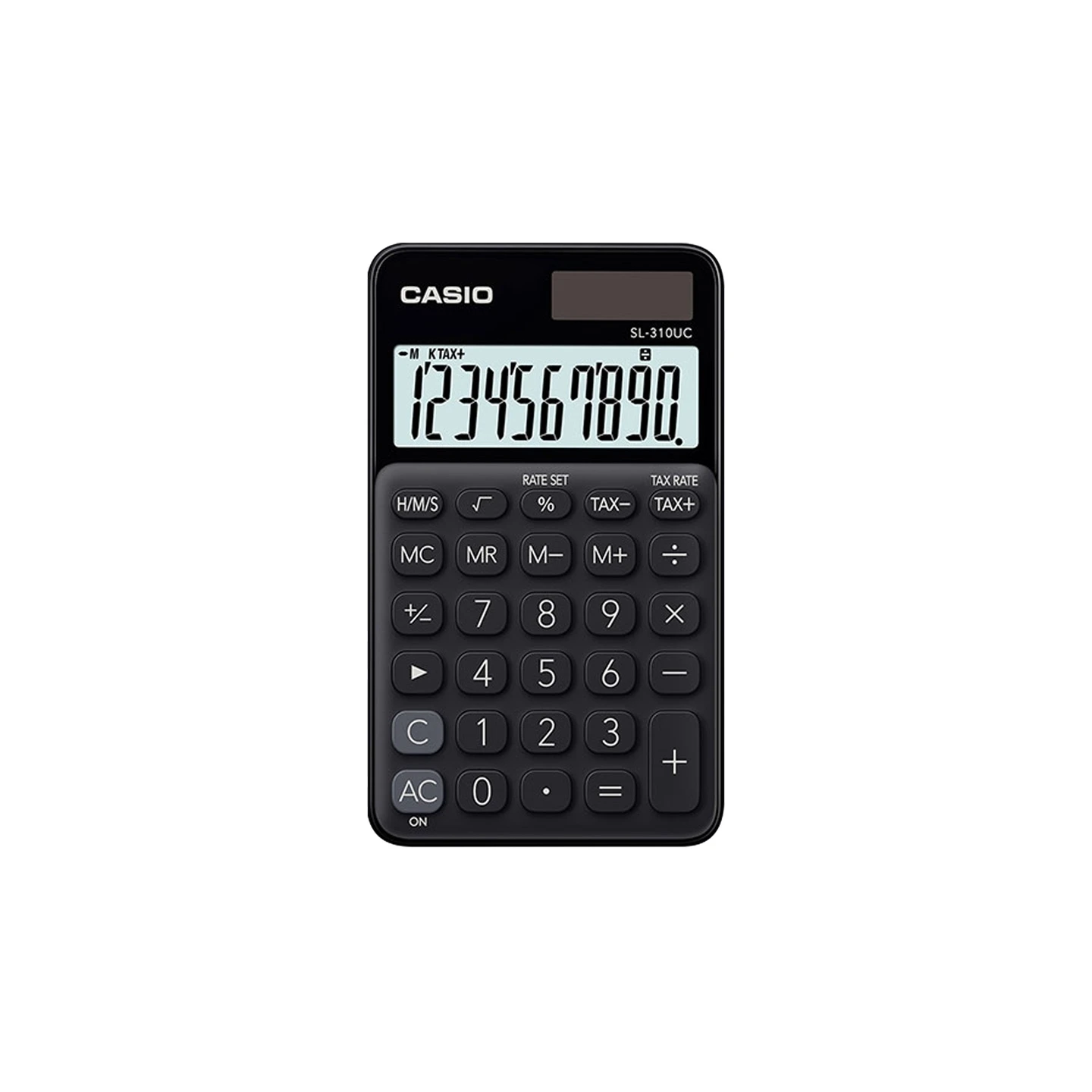 Casio Calculator SL-310UC - Time of Flight Calculation, 10 Digits, Solar/Battery