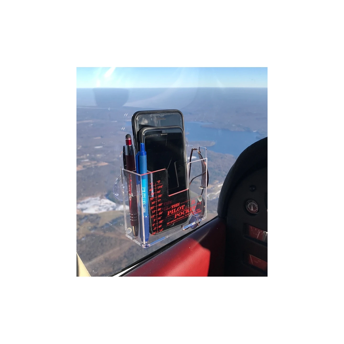 The Pilot Pocket XL - Suction Cup Holding for Smar
