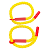 Rope Chocks (Set of 2) - for small to medium-sized tires/wheels