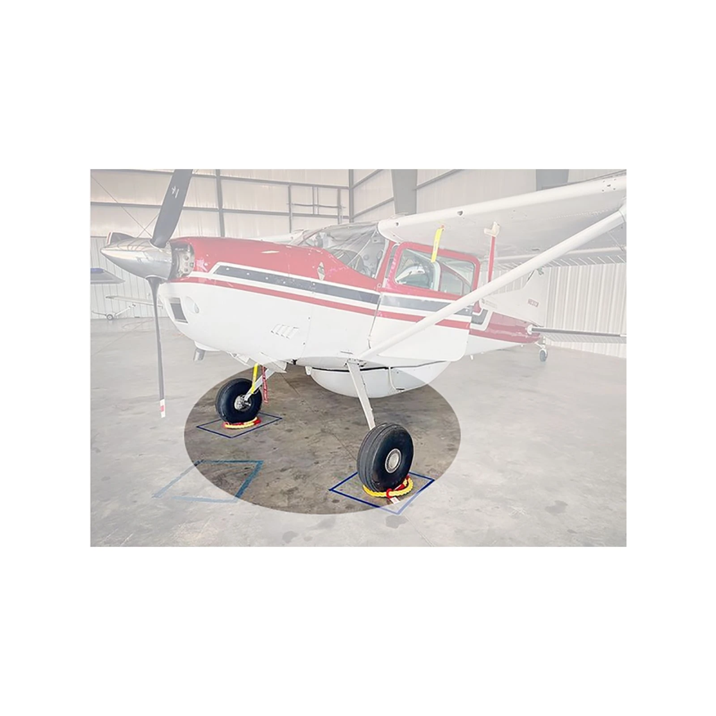 Rope Chocks (Set of 2) - for small to medium-sized tires/wheels
