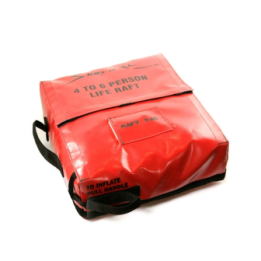 Life Raft basic for 4-6 persons - incl. canopy top, incl. survival pack