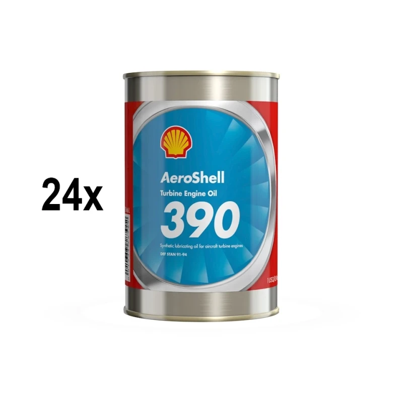 AeroShell Turbine Oil 390 - Karton (24x 1 AQ Dosen, US-Quart)