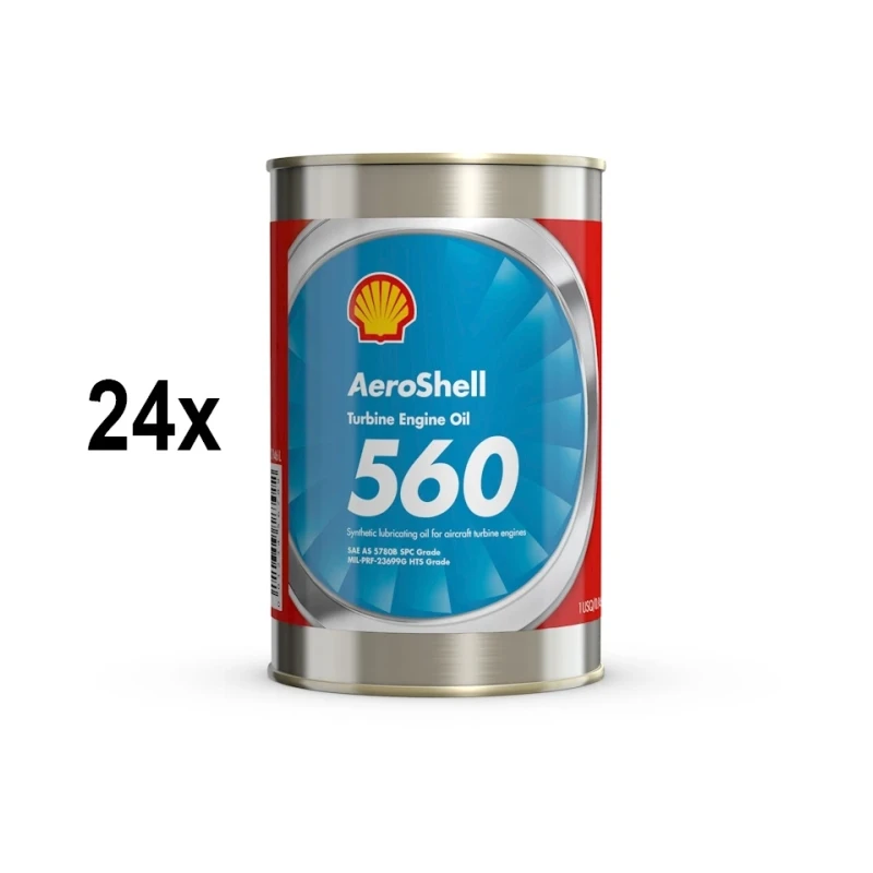 AeroShell Turbine Oil 560 - Karton (24x 1 AQ Dosen, US-Quart)