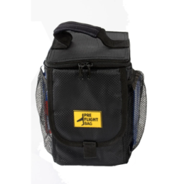 PreFlight Bag - Bag for Oil Bottles, Fuel Tester and More, Nylon, Black