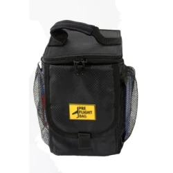 PreFlight Bag - Tasche für Ölflaschen, Treibstofftester und mehr, Nylon, schwarz