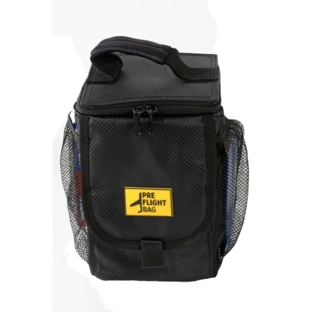 PreFlight Bag - Tasche für Ölflaschen, Treibstofftester und mehr, Nylon, schwarz