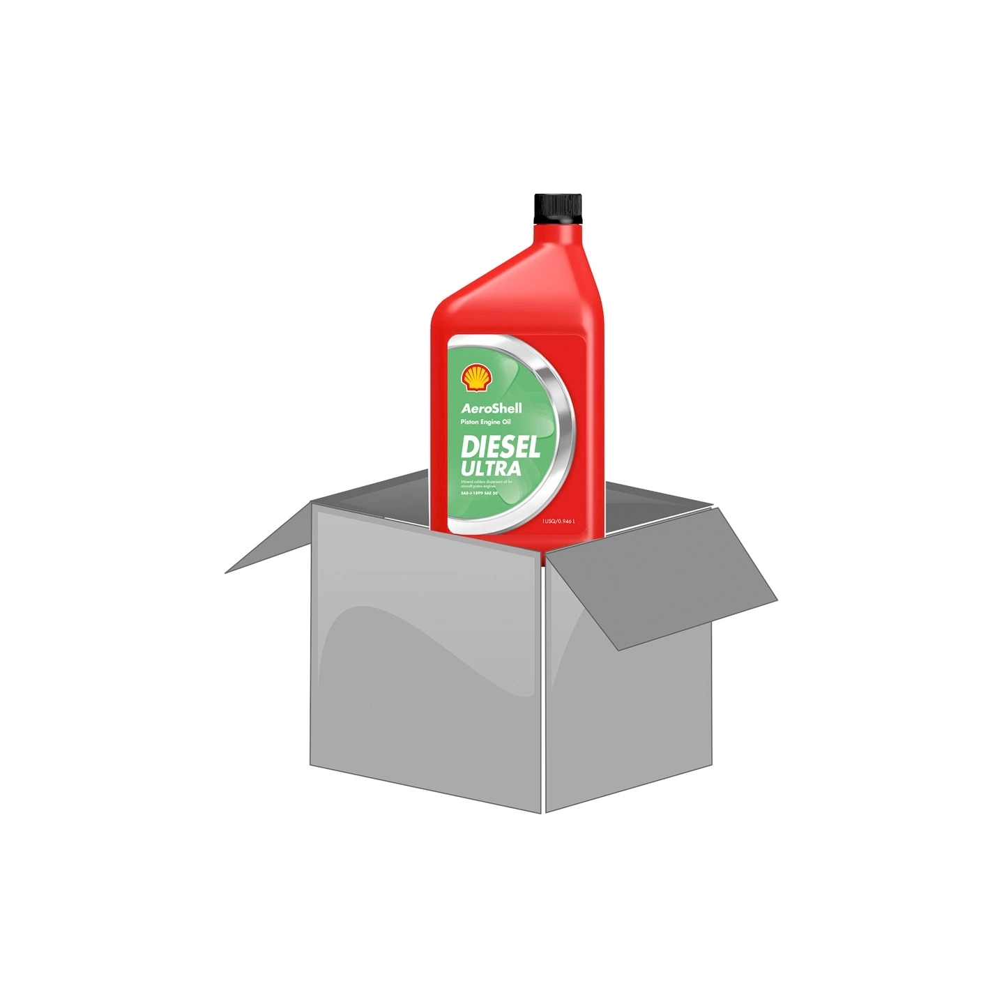 AeroShell Oil Diesel Ultra - Box (12 x 1 Liter Bot