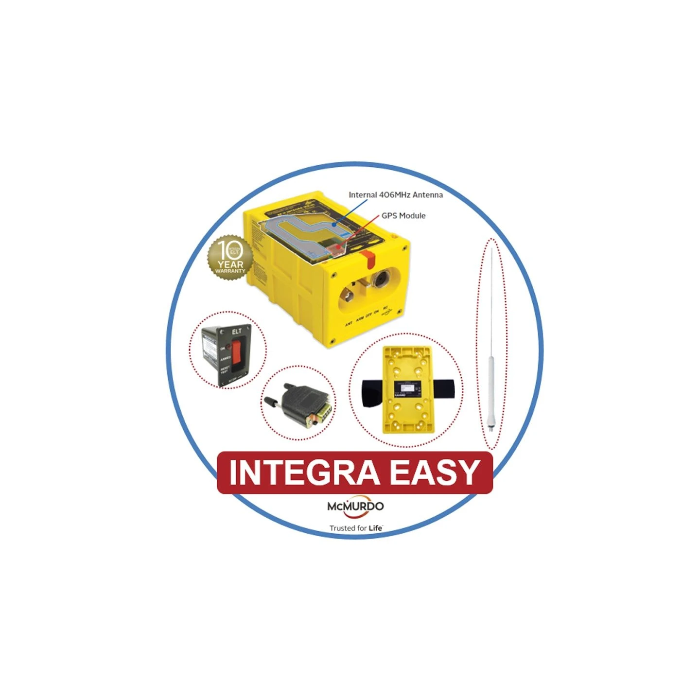 Kannad ELT Complete Package Integra Easy EVO - incl. whip antenna