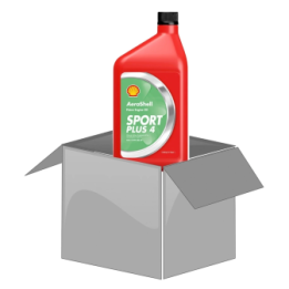 AeroShell Oil Sport PLUS 4 - Box (12x 1 Liter Bott