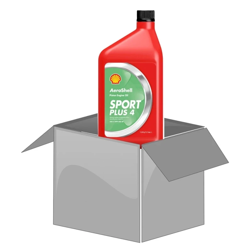 AeroShell Oil Sport PLUS 4 - Karton (12x 1 Liter Flaschen)