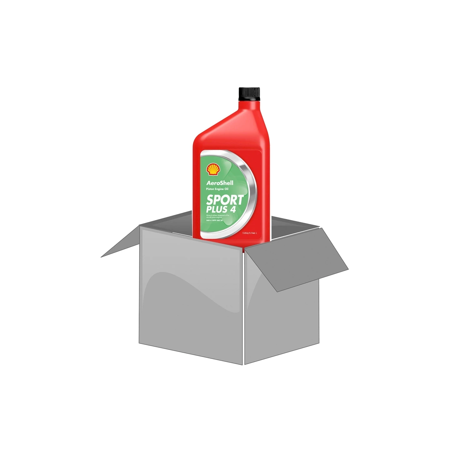 AeroShell Oil Sport PLUS 4 - Box (12x 1 Liter Bott
